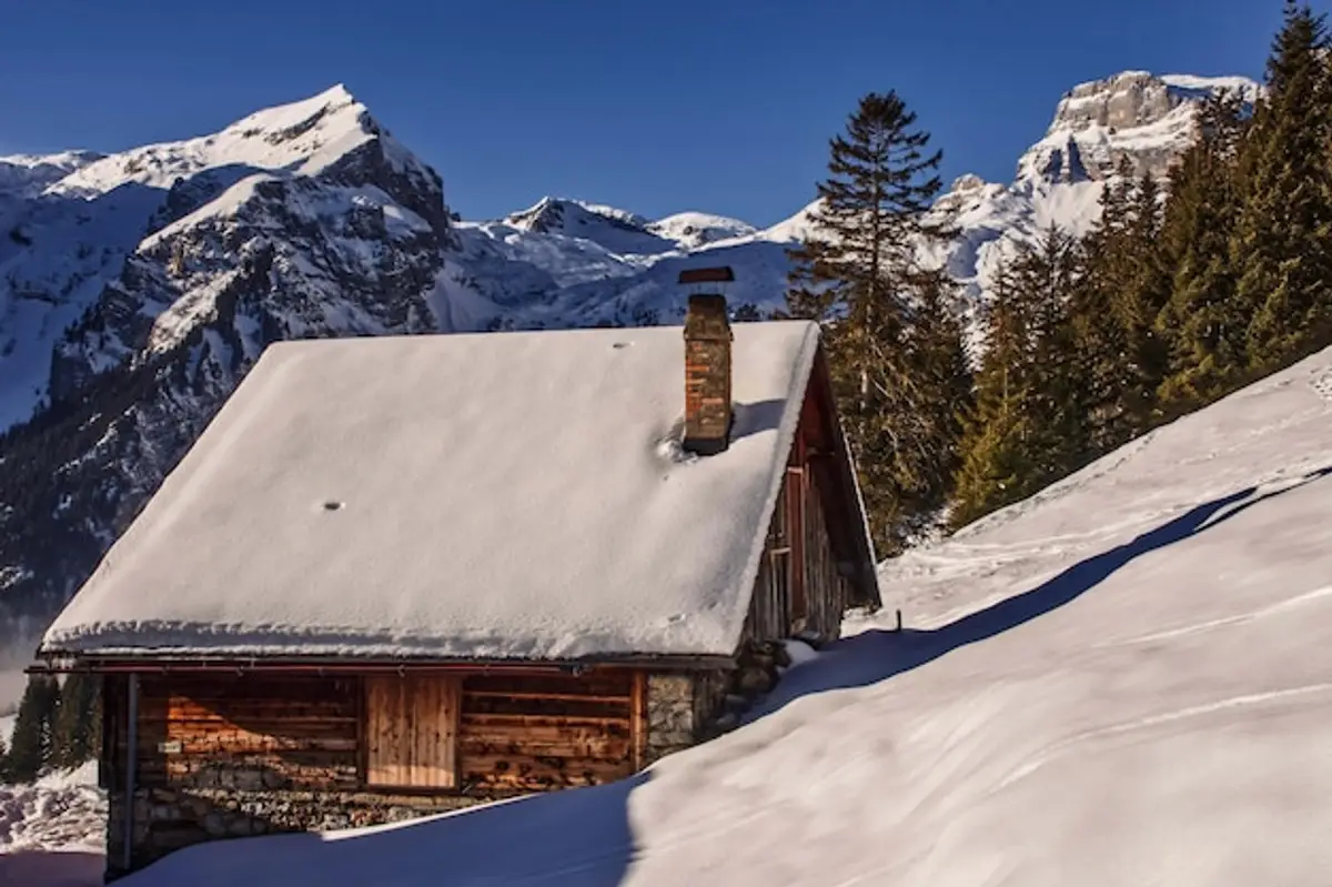 chalet Alpe d'Huez neige