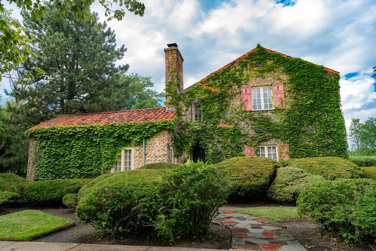 maison normande jardin