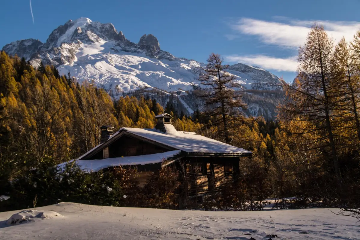 chalet alpin montagne